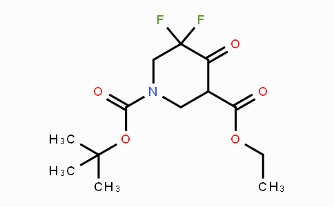 CAS No. 1356338-74-3, 1-tert-Butyl 3-ethyl 5,5-difluoro-4-oxopiperidine-1,3-dicarboxylate