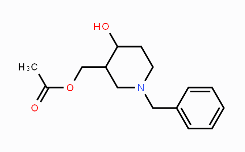 CAS No. 1379812-06-2, (1-Benzyl-4-hydroxypiperidin-3-yl)methyl acetate