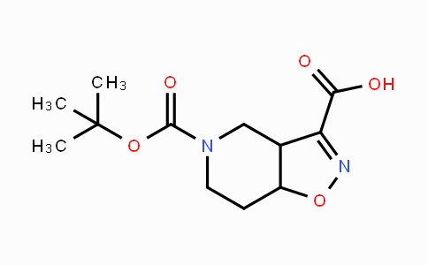 CAS No. 1251012-71-1, 5-(tert-Butoxycarbonyl)-3a,4,5,6,7,7ahexahydro-isoxazolo[4,5-c]pyridine-3-carboxylic acid