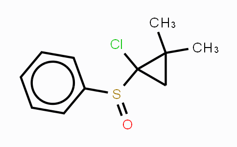 CAS No. 65006-99-7, [(1-Chloro-2,2-dimethylcyclopropyl)sulfinylbenzene