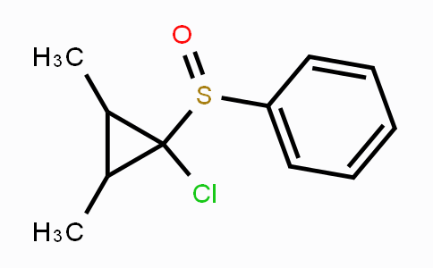 CAS No. 65006-98-6, [(1-Chloro-2,3-dimethylcyclopropyl)-sulfinyl]benzene