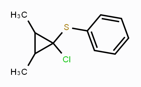 CAS No. 64474-33-5, [(1-Chloro-2,3-dimethylcyclopropyl)thio]benzene