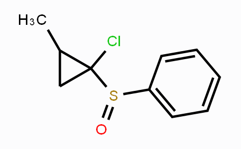 CAS No. 1004968-11-9, [(1-Chloro-2-methylcyclopropyl)sulfinyl]benzene