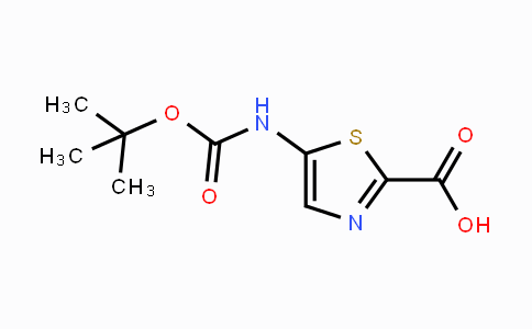 CAS No. 1389264-14-5, 5-(Boc-amino)thiazole-2-carboxylic acid