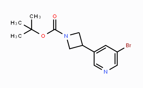 CAS No. 1392803-79-0, 3-(5-Bromo-pyridin-3-yl)-azetidine-1-carboxylic acid tert-butyl ester