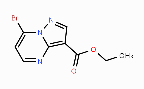 CAS No. 1363382-48-2, Ethyl 7-bromopyrazolo[1,5-a]-pyrimidine-3-carboxylate
