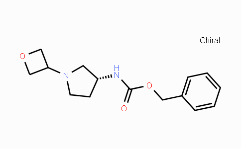 CAS No. 1349807-54-0, (R)-Benzyl 1-(oxetan-3-yl)pyrrolidin-3-ylcarbamate