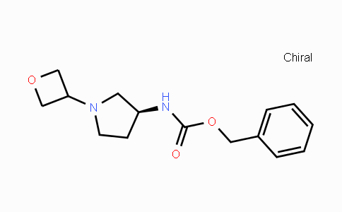CAS No. 1349807-52-8, (S)-Benzyl 1-(oxetan-3-yl)pyrrolidin-3-ylcarbamate