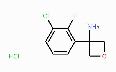 CAS No. 1386462-30-1, 3-(3-Chloro-2-fluorophenyl)-3-oxetanamine hydrochloride