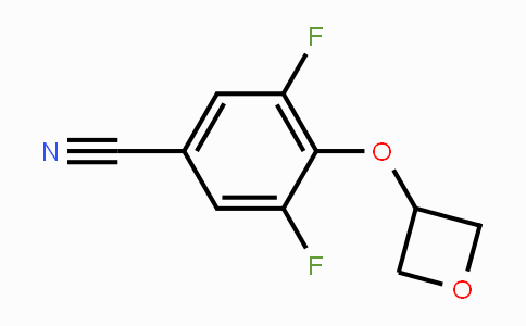 CAS No. 1349718-43-9, 3,5-Difluoro-4-(oxetan-3-yloxy)benzonitrile