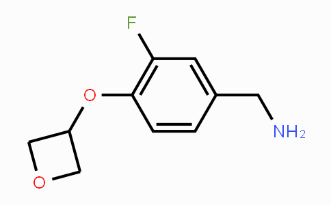 CAS No. 1349709-03-0, [3-Fluoro-4-(oxetan-3-yloxy)phenyl]methanamine