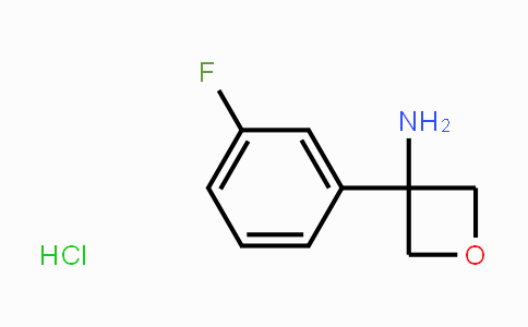 CAS No. 1332921-18-2, 3-(3-Fluorophenyl)oxetan-3-amine hydrochloride