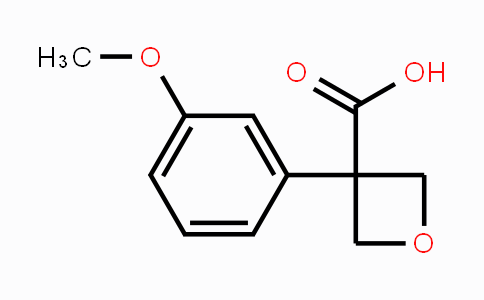 CAS No. 1393583-52-2, 3-(3-Methoxyphenyl)oxetane-3-carboxylic acid