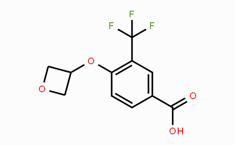 CAS No. 1349716-44-4, 4-(Oxetan-3-yloxy)-3-(trifluoromethyl)benzoic acid