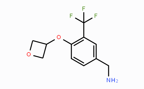 CAS No. 1349717-67-4, [4-(Oxetan-3-yloxy)-3-(trifluoromethyl)-phenyl]methanamine