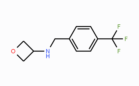 CAS No. 1344265-97-9, N-[4-(Trifluoromethyl)benzyl]oxetan-3-amine