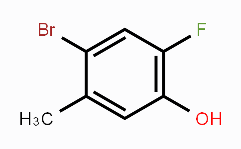 CAS No. 550400-07-2, 4-Bromo-2-fluoro-5-methylphenol