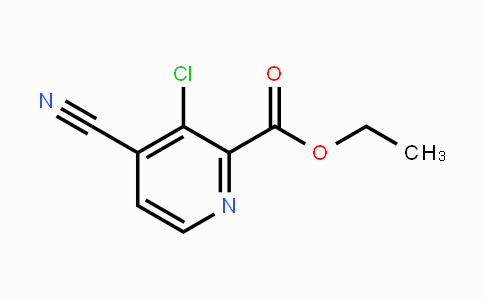 CAS No. 1616500-66-3, Ethyl 3-chloro-4-cyanopyridine-2-carboxylate