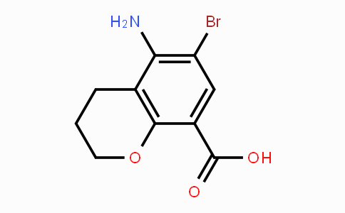 CAS No. 941692-27-9, 5-Amino-6-bromo-3,4-dihydro-2H-1-benzopyran-8-carboxylic acid