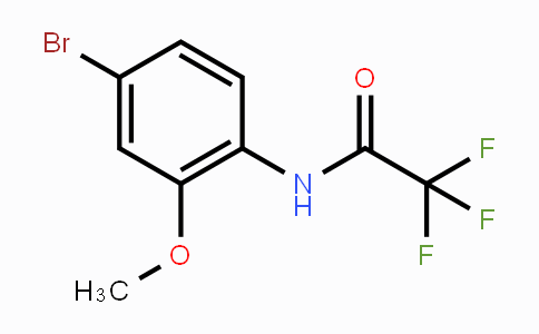 CAS No. 870838-52-1, N-(4-Bromo-2-methoxyphenyl)-2,2,2-trifluoroacetamide