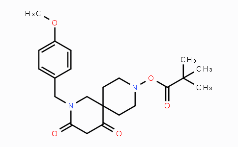 CAS No. 1312814-90-6, 2-[(4-Methoxyphenyl)methyl]-3,5-dioxo-2,9-diazaspiro[5.5]undecan-9-yl 2,2-dimethylpropanoate
