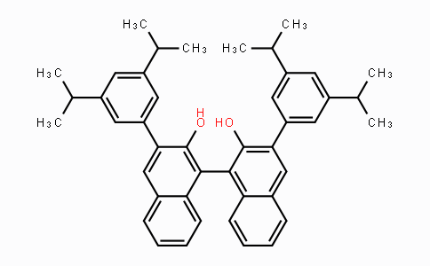 CAS No. 1435948-31-4, (R)-3,3'-Bis(3,5-diisopropylphenyl)-[1,1'-binapthalene]-2,2'-diol