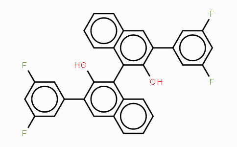 CAS No. 1706439-53-3, (R)-3,3'-Bis(3,5-difluorophenyl)-[1,1'-binapthalene]-2,2'-diol
