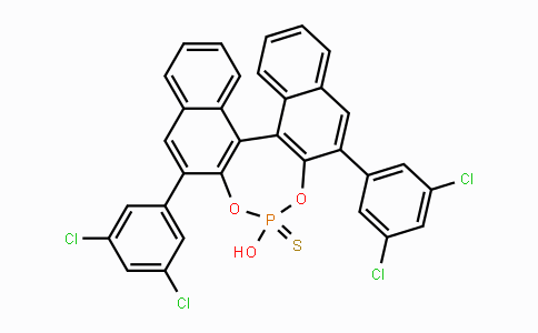 CAS No. 1706463-50-4, (S)-2,6-Bis(3,5-dichlorophenyl)-4-hydroxydinaphtho-[2,1-d:1',2'-f][1,3,2]dioxaphosphepine 4-sulfide