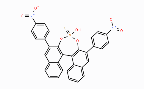 CAS No. 1706459-42-8, (S)-4-Hydroxy-2,6-bis(4-nitrophenyl)dinaphtho-[2,1-d:1',2'-f][1,3,2]dioxaphosphepine 4-sulfide