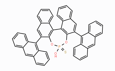 CAS No. 1706463-52-6, (S)-2,6-Di(anthracen-9-yl)-4-hydroxydinaphtho-[2,1-d:1',2'-f][1,3,2]dioxaphosphepine 4-sulfide