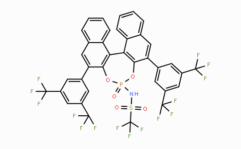 CAS No. 1836233-61-4, (S)-3,3'-Bis[3,5-bis(trifluoromethyl)phenyl]-1,1'-binaphthyl-2,2'-diyl-N-triflyl phosphoramide