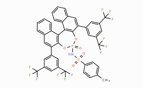 CAS No. 1706437-52-6, (S)-3,3'-Bis[3,5-bis(trifluoromethyl)phenyl]-1,1'-binaphthyl-2,2'-diyl-N-tosyl phosphoramide