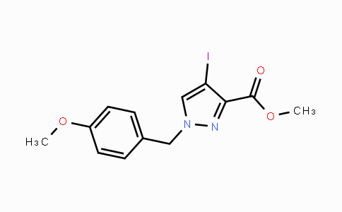 CAS No. 1260656-58-3, Methyl 4-iodo-1-(4-methoxybenzyl)-1H-pyrazole-3-carboxylate