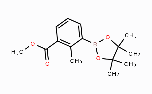 CAS No. 955929-54-1, Methyl 2-methyl-3-(4,4,5,5-tetramethyl-1,3,2-dioxaborolan-2-yl)benzoate