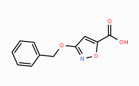 CAS No. 2552-54-7, 3-(Benzyloxy)isoxazole-5-carboxylic acid