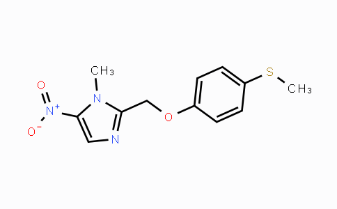 CAS No. 59729-37-2, 1-Methyl-2-((4-(methylthio)phenoxy)-methyl)-5-nitro-1H-imidazole