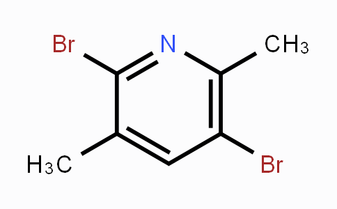CAS No. 38749-93-8, 2,5-Dibromo-3,6-dimethylpyridine