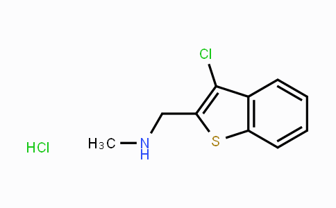 CAS No. 132740-14-8, 1-(3-Chlorobenzo[b]thiophen-2-yl)-N-methylmethanamine hydrochloride