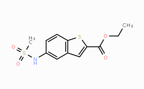 CAS No. 1631712-98-5, Ethyl 5-methanesulfonamido-1-benzothiophene-2-carboxylate