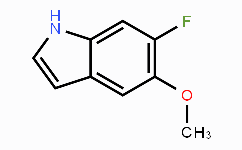 CAS No. 63762-83-4, 6-Fluoro-5-methoxy-1H-indole