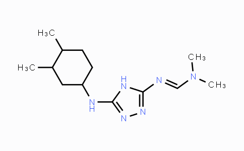 CAS No. 1638617-31-8, (E)-N'-{5-[(3,4-Dimethylcyclohexyl)amino]-4H-1,2,4-triazol-3-yl}-N,N-dimethylmethanimidamide