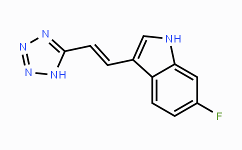 CAS No. 1316695-35-8, (E)-3-(2-(1H-Tetrazol-5-yl)-vinyl)-6-fluoro-1H-indole
