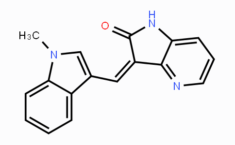 CAS No. 504433-23-2, 1,3-Dihydro-3-[(1-methyl-1H-indol-3-yl)methylene]-2H-pyrrolo[3,2-b]pyridin-2-one