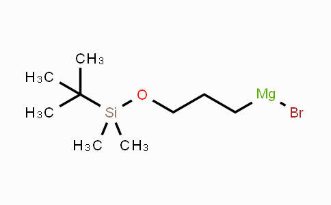 CAS No. 158529-76-1, 3-(tert-Butyldimethylsiloxy)propylmagnesium bromide, 0.50 M in 2-MeTHF