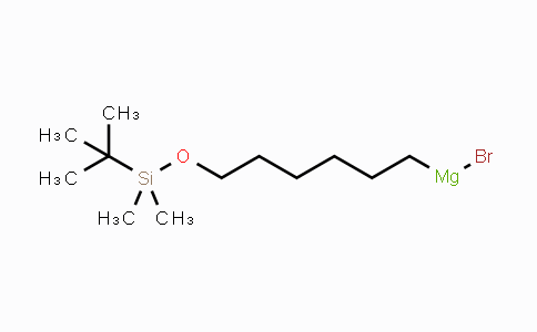 CAS No. 267898-36-2, 6-(tert-Butyldimethylsiloxy)hexylmagnesium bromide, 0.50 M in 2-MeTHF