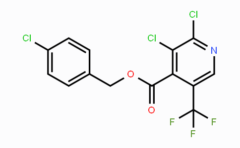CAS No. 1656294-84-6, (4-Chlorophenyl)methyl 2,3-dichloro-5-(trifluoromethyl)pyridine-4-carboxylate