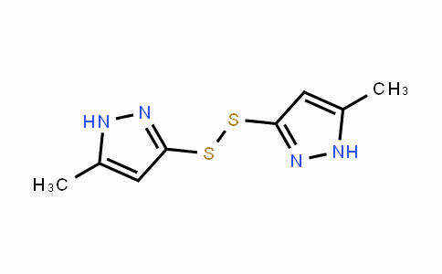 CAS No. 288155-30-6, 1,2-Bis(5-methyl-1H-pyrazol-3-yl)disulfane