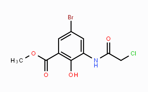 CAS No. 1708126-09-3, Methyl 5-bromo-3-(2-chloroacetamido)-2-hydroxybenzoate