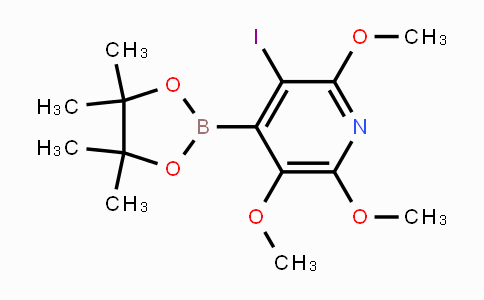 DY116120 | 2096997-18-9 | 3-Iodo-2,5,6-trimethoxy-4-(4,4,5,5-tetramethyl-1,3,2-dioxaborolan-2-yl)pyridine