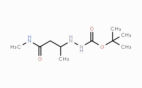 CAS No. 1781241-44-8, tert-Butyl 2-[1-methyl-3-(methylamino)-3-oxopropyl]-1-hydrazinecarboxylate